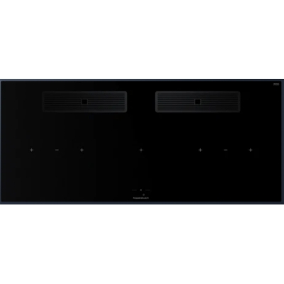 Küppersbusch KMI 12850.0 SR-E S2, 118 cm küna ventilatsioon sh. mootor, raamita, roostevaba nupp, must kroomitud iluvõre, garantiiga 5 aastat!