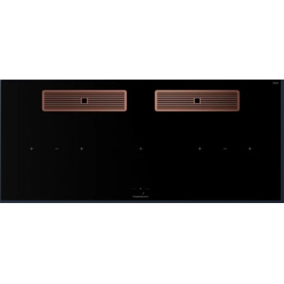 Küppersbusch KMI 12850.0 SR-S S7, 118 cm küna ventilatsioon sh. mootor, raamita, mustad lülitid, vasest iluvõre, garantiiga 5 aastat!