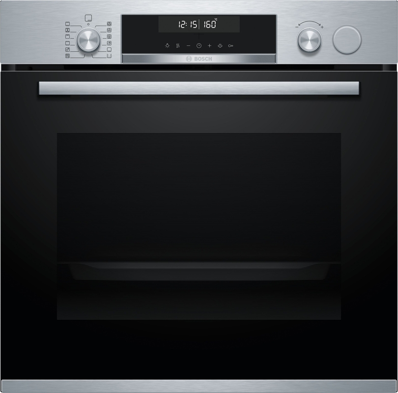 Bosch HRG5180S0, built-in oven with steam support, Series 6, stainless steel, EEK: A, with 5 year guarantee!