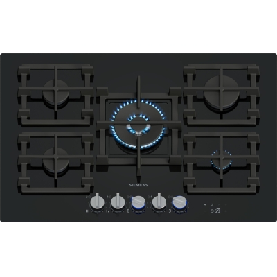 Siemens ER7A6RH40, iQ700, gaasipliit, 75 cm, klaaskeraamika, must, garantii 5 aastat!