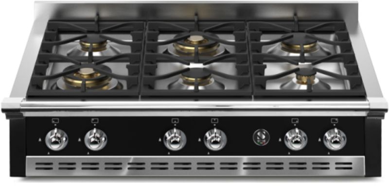 Steel Ascot 90 Cooktop, built-in gas hob, 90 cm, Nero, A9-6WBA, with 5 year guarantee!