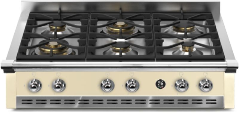 Steel Ascot 90 Cooktop, built-in gas hob, 90 cm, Crema, A9-6WCR, with 5 year guarantee!