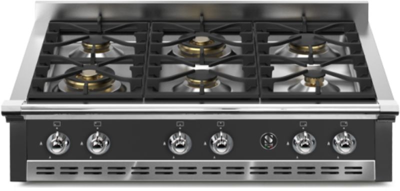 Steel Ascot 90 Cooktop, built-in gas hob, 90 cm, Anthracite, A9-6WAN, with 5 year guarantee!