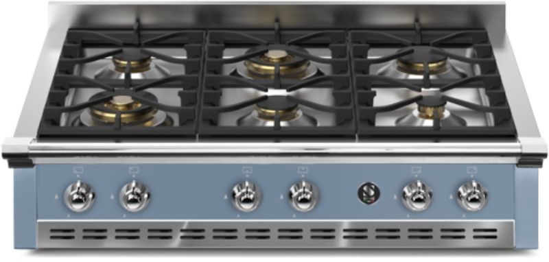 Steel Ascot 90 Cooktop, built-in gas hob, 90 cm, Celeste, A9-6WCE, with 5 year guarantee!