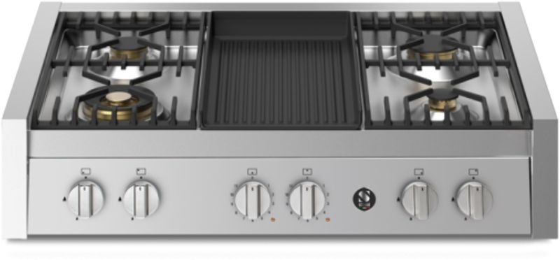 Steel Genesi 90 Cooktop, built-in gas hob, 90 cm, stainless steel, GQ9-4B, with 5 year guarantee!