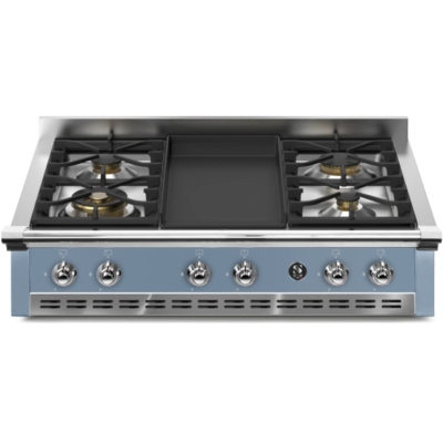 Terasest Ascot 90 pliidiplaat, sisseehitatud gaasipliit, 90 cm, Celeste, A9-4TCE, garantiiga 5 aastat!