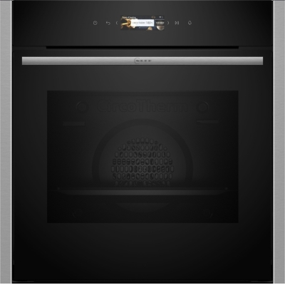Neff B24CR71N0, built-in oven with pyrolysis and Circo Therm, EEK: A+, with 5 year guarantee!