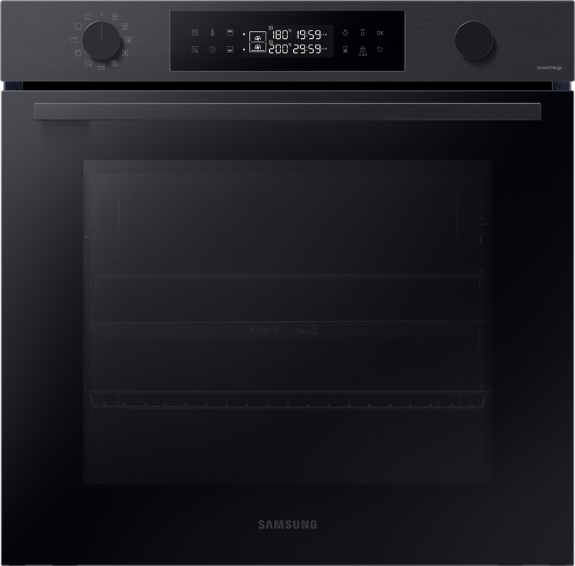 Духовка встраиваемая Samsung NV7B44502DB/U1, пиролиз, DualCook, черный, с гарантией 5 лет!