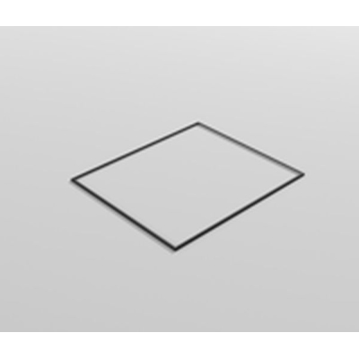 Elica pliidiplaadi raam 60cm must, KIT0196813