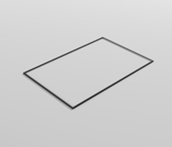 Elica hob frame 78 cm black, KIT0196815