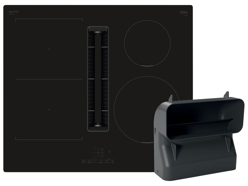 Bosch PVS611GA6, induction hob set with extractor hood and flat duct, series 4, 60 cm, frameless, EKK: B, with 5 year guarantee!