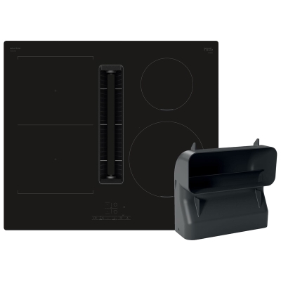 Bosch PVS611GA6, induction hob set with extractor hood and flat duct, series 4, 60 cm, frameless, EKK: B, with 5 year guarantee!