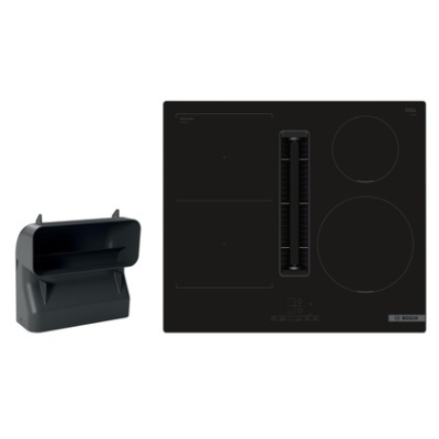 Bosch PVS601GA6, induction hob set with extractor hood and flat duct, series 4, 60 cm, flush, EKK: B, with 5 year guarantee!