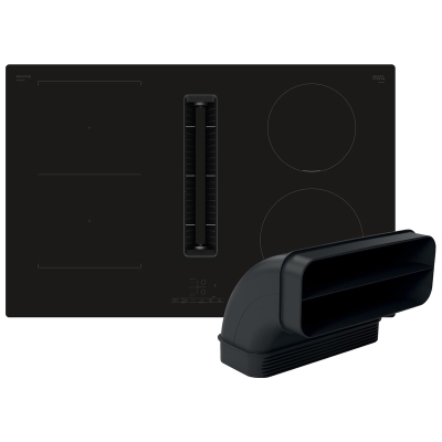 Bosch PVS801GA7, induction hob set with extractor hood and flat duct, series 4, 80 cm, flush, EKK: B, with 5 year guarantee!