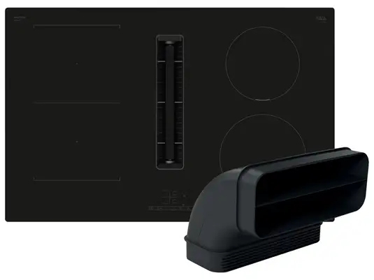 Bosch PVS811GA7, induction hob set with extractor hood and flat duct, series 4, 80 cm, frameless, EKK: B, with 5 year guarantee!