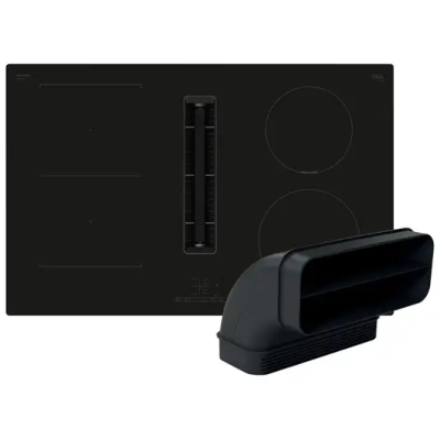 Bosch PVS811GA7, induction hob set with extractor hood and flat duct, series 4, 80 cm, frameless, EKK: B, with 5 year guarantee!