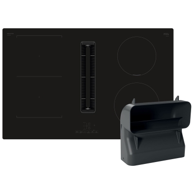 Bosch PVS801GA6, induction hob set with extractor hood and flat duct, series 4, 80 cm, flush, EKK: B, with 5 year guarantee!