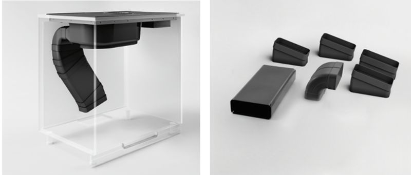 Elica Kit Central Outlet for NikolaTesla Evo gas hob (with integrated extractor hood), KIT0199839