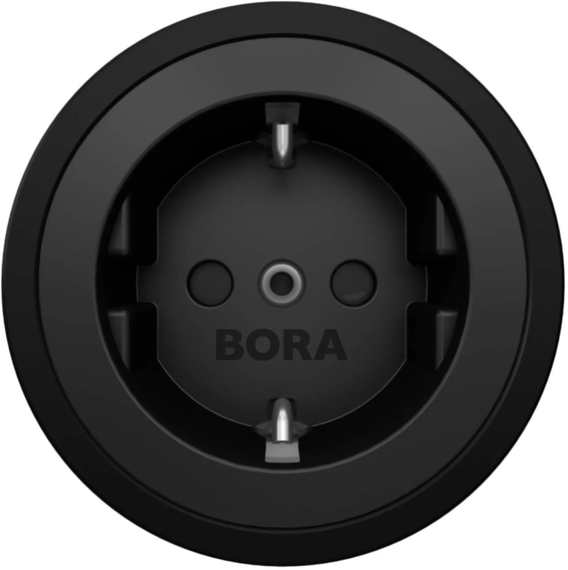BORA socket type F All Black, USTFAB
