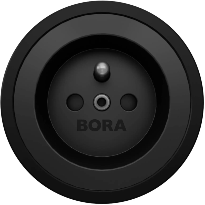 BORA socket type E All Black, USTEAB