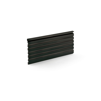 Naber PRIME flow Presa ventilation grille, H 130 mm, ventilation cross section approx. 217.6 cm²/m, matt black, 4041217
