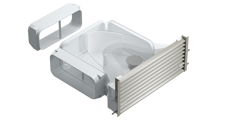 Naber COMPAIR® PRIME flow GREENflow filter box set-2 with filter, for removing cooking fumes, especially with downdraft hoods, 4043095