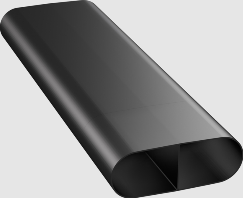 BORA Ecotube lame kanal koos võrega 750 mm (40 tk), EFS750/40