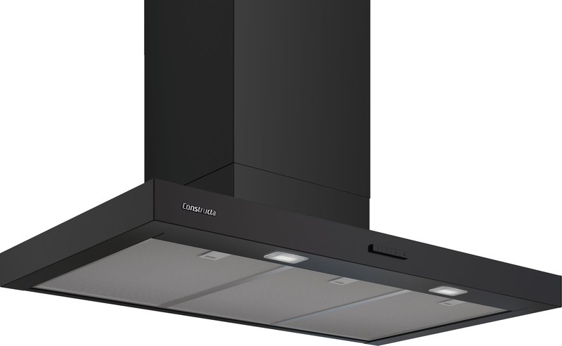 Constructa CD639670, wall panel, 90 cm, matt black, EEK: B, with 5 year guarantee!