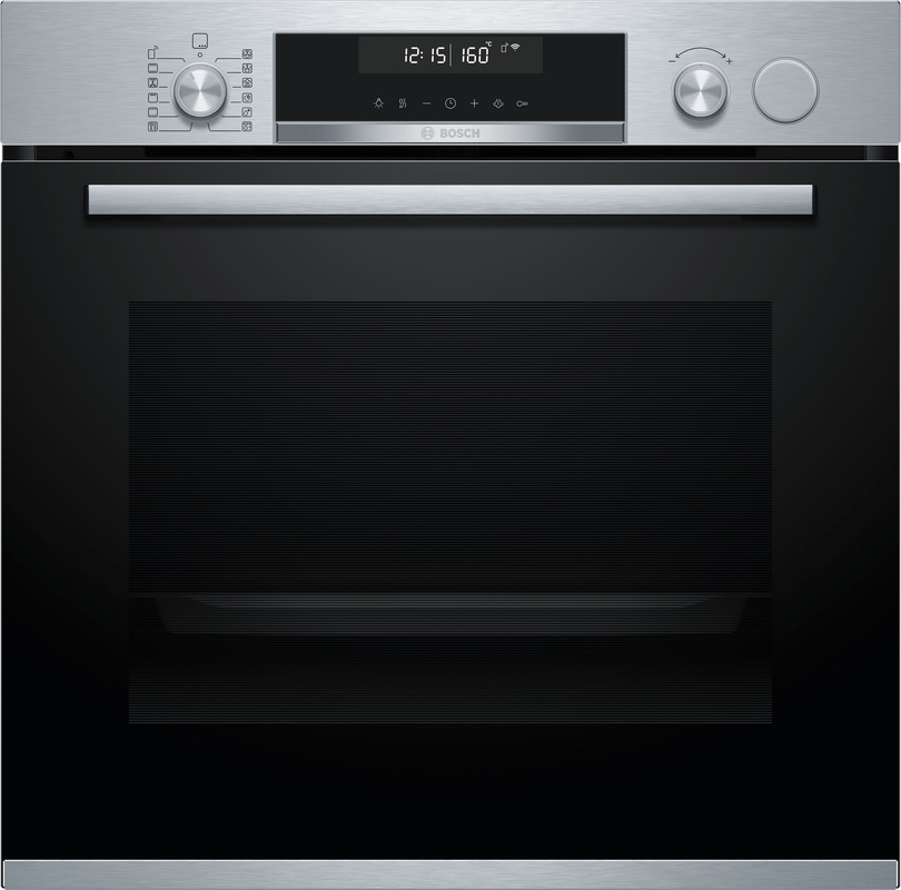 Bosch HRG5785S6, built-in oven with steam support, Series 6, stainless steel, EEK: A, with 5 year guarantee!