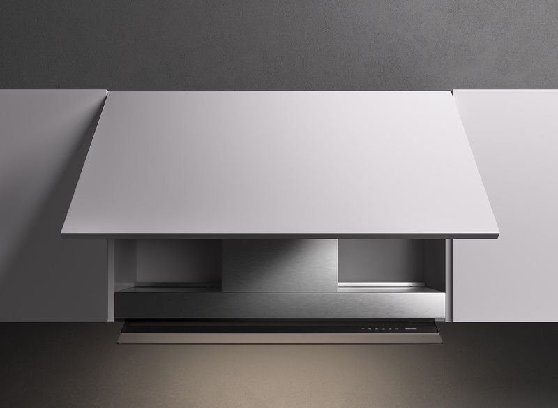 Falmec Virgola No-Drop Touch, stainless steel design, 60 cm, wall hood, 103318, with 5 year guarantee