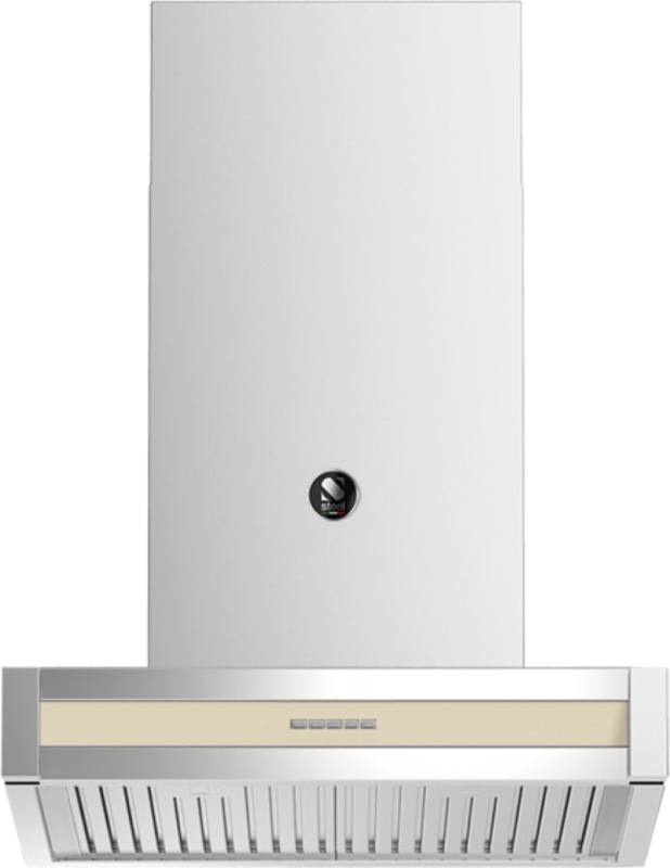 Steel Genesi 70 wall hood, color Crema, 70 cm, GQK70CR, with 5 year guarantee!