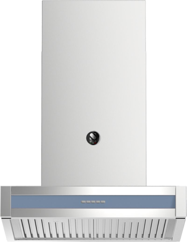 Steel Genesi 70 wall hood, color Celeste, 70 cm, GQK70CE, with 5 year guarantee!