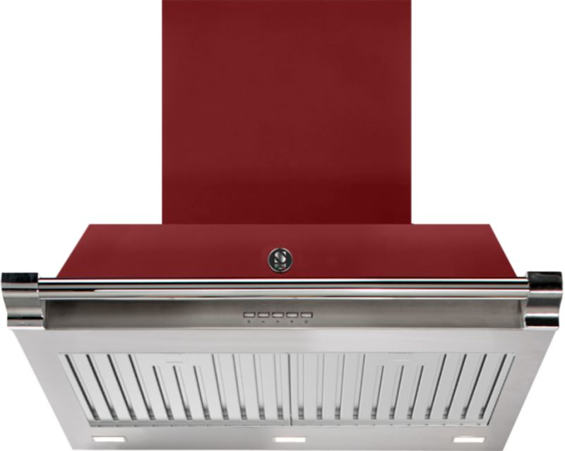 Steel Ascot 70 wall hood, Bordeaux, 70 cm, AKL70BR, with 5 year guarantee!