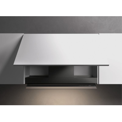Falmec Virgola Touch 75, design black, 75 cm, wall hood, 103179, with 5 year guarantee