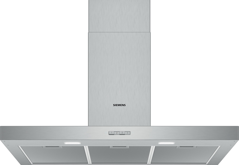 Siemens LC94BBC50, iQ100, wall panel, 90 cm, stainless steel, EEK: D, with 5 year guarantee!