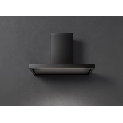 Falmec Plane Plus, black, 90 cm, wall hood, 103216, with 5 year guarantee