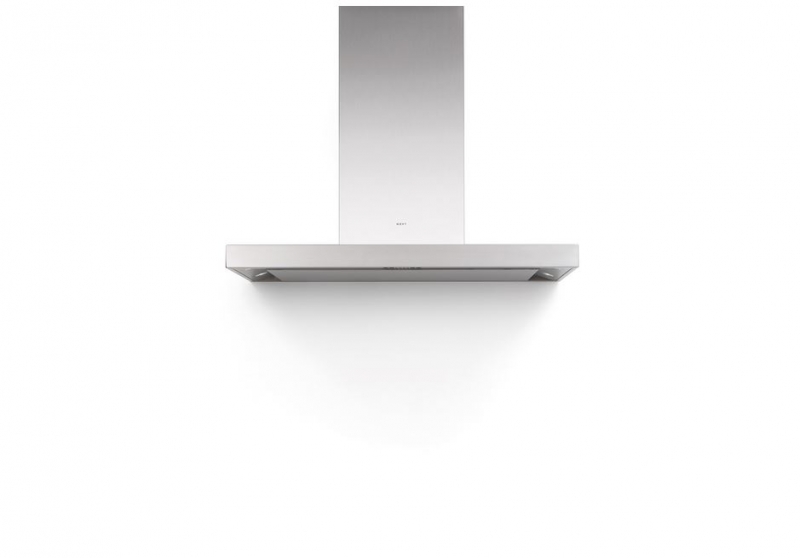 Single piece Novy Flat'line external wall hood 7605, stainless steel, 90cm, with 5 year guarantee