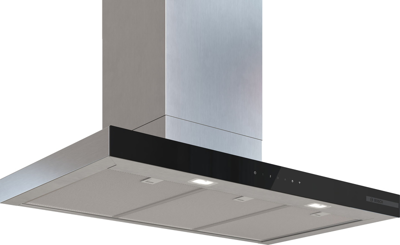 Bosch DWB97DN30, wall mount, series 6, metal look, 90 cm, EEK: A**, with 5 year guarantee!