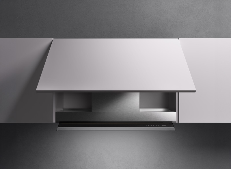 Falmec Virgola Touch NRS, stainless steel, 90 cm, wall hood, 103324, with 5 year guarantee