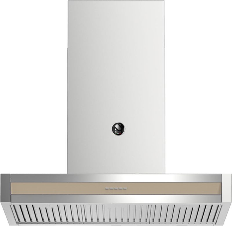 Steel Genesi 90 wall hood, color Sabbia, 90 cm, GQK90SA, with 5 year guarantee!