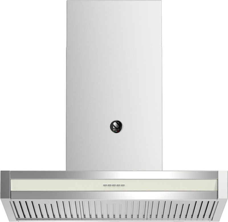 Steel Genesi 90 wall hood, color Nuvola, 90 cm, GQK90NA, with 5 year guarantee!