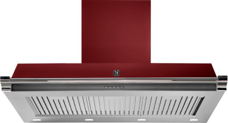 Steel Ascot 90 wall hood, Bordeaux, 90 cm, AKL90BR, with 5 year guarantee!