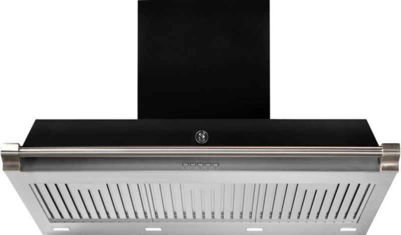 Steel Oxford 90 wall hood, color Nero Fumo, 90 cm, XK90NF, with 5 year guarantee!