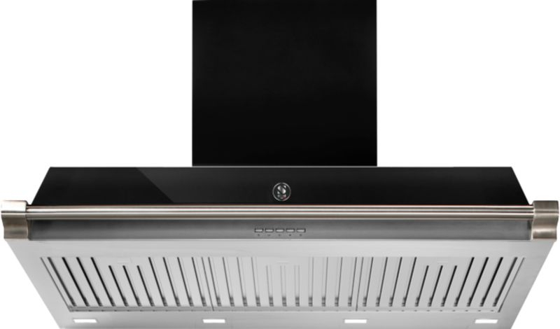 Steel Oxford 90 wall hood, color Nero, 90 cm, XK90BA, with 5 year guarantee!