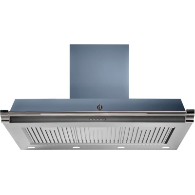 Steel Ascot 100 wall hood, Celeste, 100 cm, AKL100CE, with 5 year guarantee!