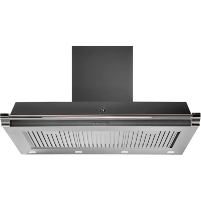 Steel Ascot 100 wall hood, Antracite, 100 cm, AKL100AN, with 5 year guarantee!