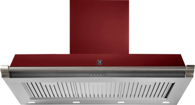 Steel Oxford 100 wall hood, Bordeaux color, 100 cm, XK100BR, with 5 year guarantee!