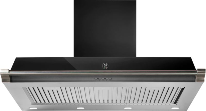 Steel Oxford 100 wall hood, color Nero, 100 cm, XK100BA, with 5 year guarantee!