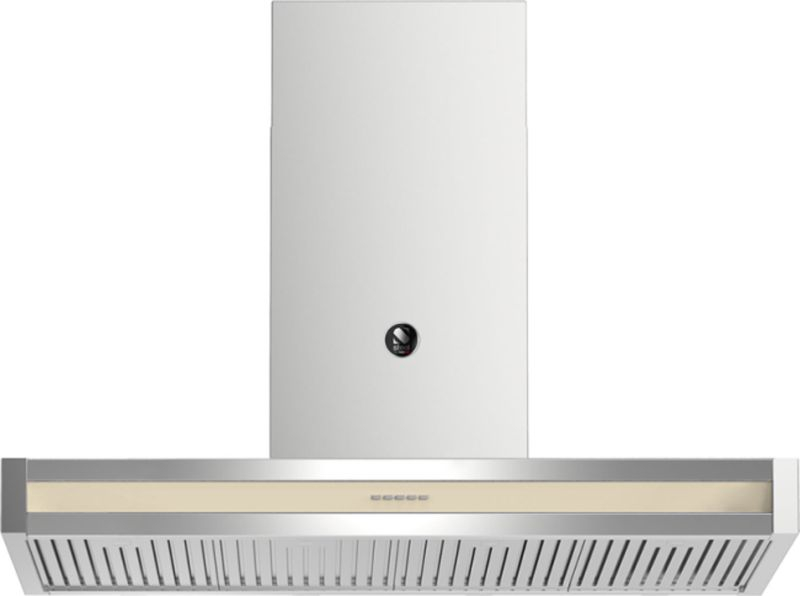 Steel Genesi 120 wall hood, color Crema, 120 cm, GQK120CR, with 5 year guarantee!