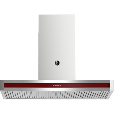 Steel Genesi 120 wall hood, Bordeaux color, 120 cm, GQK120BR, with 5 year guarantee!